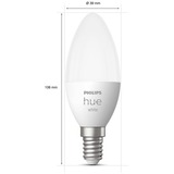 Philips Hue White E14, LED-Lampe ersetzt 40 Watt