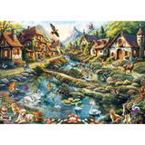 Schmidt Spiele Dörfchen am Waldesrand, Puzzle 1000 Teile
