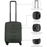 Wenger Prymo Carry-On, Schalenkoffer, Trolley anthrazit, 43 Liter