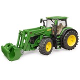 bruder 03151 John Deere 7R 350 mit Frontlader, Modellfahrzeug grün