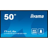 iiyama ProLite LH5054UHS-B1AG, Public Display schwarz (matt), UltraHD/4K, VA, Lautsprecher