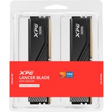 ADATA DIMM 64 GB DDR5-6000 (2x 32 GB) Dual-Kit, Arbeitsspeicher schwarz, AX5U6000C3032G-DTLABBK, Lancer Blade, INTEL XMP, AMD EXPO