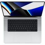 Apple MacBook Pro (16") 2021 CTO, Notebook silber, M1 Max 24-Core GPU, macOS Monterey, Deutsch, 120 Hz Display, 4 TB SSD