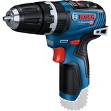 Bosch Akku-Schlagbohrschrauber GSB 12V-35 solo Professional, 12 Volt, Schlagbohrmaschine blau/schwarz, ohne Akku und Ladegerät, mit L-BOXX