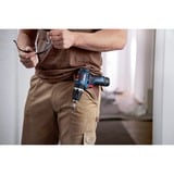 Bosch Professional Akku-Schlagbohrschrauber GSB 12V-35 solo Professional, 12 Volt, Schlagbohrmaschine blau/schwarz, ohne Akku und Ladegerät, mit L-BOXX