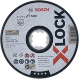 Bosch X-LOCK Trennscheibe Expert for Inox, Ø 125mm Bohrung 22,23mm, AS 46 T INOX BF, gerade