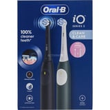 Braun Oral-B iO Series 2 Night Black/Forest Green mit 2. Handstück, Elektrische Zahnbürste dunkelgrün/schwarz