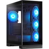 Chieftec VISTA Max, Tower-Gehäuse schwarz, Tempered Glass x 2