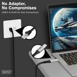 Digitus USB-A 3.2 Gen1 > RJ-45 Ethernet Kabel, 1Gbit/s, Adapter schwarz, 5 Meter, 10/100/1.000Mbit/s