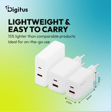 Digitus USB GaN Ladegerät 30W, 1x USB-C, 1x USB-A weiß