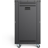 Digitus Universal 19-Zoll Equipment Rack mit Rollen, Rack, Server-Gehäuse schwarz, 16 Höheneinheiten
