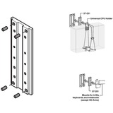 Ergotron Befestigungssatz für Alu Schiene, Befestigung/Montage aluminium