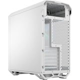 Fractal Design Compact RGB White TG Clear, Tower-Gehäuse weiß, Tempered Glass