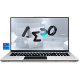 GIGABYTE AERO 17 XE5-73DE738HP, Notebook silber, Windows 11 Pro 64-Bit, 120 Hz Display