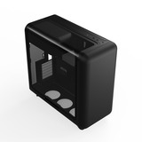 HYTE X50 Pitch Black, Tower-Gehäuse schwarz, Tempered Glass