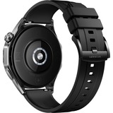 Huawei Watch GT4 46mm (Phoinix-B19F), Smartwatch schwarz, schwarzes Fluorelastomer-Armband