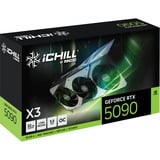 INNO3D I3D 32GB D7 RTX 5090 ICHILL X3, Grafikkarte DLSS 4, 3x DisplayPort, 1x HDMI 2.1