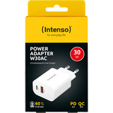 Intenso Power Adapter W30AC, Ladegerät weiß, 30W