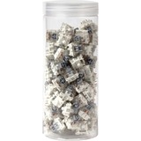 Keychron Gateron G Pro Silver (zweistufige Feder) Switch-Set, Tastenschalter silber/transparent, 110 Stück