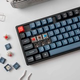 Keychron K8 Pro, Gaming-Tastatur schwarz/blau, DE-Layout, Gateron G Pro Brown, Hot-Swap, Aluminiumrahmen, RGB