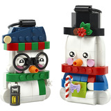 LEGO 40812 Seasonal Deko-Schneemänner, Konstruktionsspielzeug 