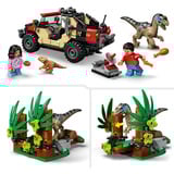 LEGO 76972 Jurassic World Raptor: Verfolgungsjagd mit dem Geländewagen, Konstruktionsspielzeug 
