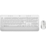 Logitech Signature K650 Combo for Business, Desktop-Set weiß, DE-Layout, Plunger, Logi Bolt, Bluetooth, für Windows/macOS/Chrome OS/Linux/iPadOS/Android