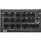 MSI MEG Ai1600T PCIE5, PC-Netzteil 2x 12-Pin High Power GPU, 9x PCIe, Kabelmanagement, 1600 Watt