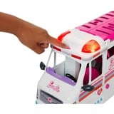 Mattel Barbie 2-in-1 Krankenwagen Spielset mit Licht & Geräuschen, Spielfahrzeug mehr als 20 Zubehörteile