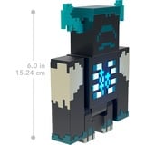 Mattel Minecraft Warden Figur mit Lichtern, Geräuschen und Zubehör, Spielfigur 