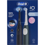 Oral-B Oral-B iO Series 2 + 2. Handstück Night Black/Forest Green, Elektrische Zahnbürste dunkelgrün/schwarz