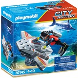 PLAYMOBIL 70145 Seenot: Tauchscooter im Rettungseinsatz, Konstruktionsspielzeug
