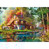Schmidt Spiele Wassermühle im Herbst, Puzzle 1000 Teile