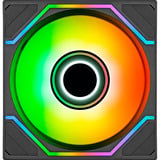 Thermaltake SWAFAN 120 EX INFINITY ARGB Sync PC Cooling Fan, Gehäuselüfter schwarz, 1er-Pack, 120 mm, 124 mm