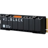 WD Black SN850X NVMe SSD 2 TB schwarz, PCIe 4.0 x4, NVMe, M.2 2280, Kühlkörper