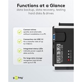 goobay USB 3.2 Gen 1 Festplattenadapter für IDE und SATA 
