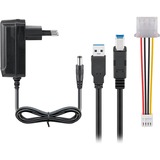 goobay USB 3.2 Gen 1 Festplattenadapter für IDE und SATA 