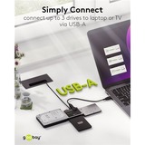 goobay USB 3.2 Gen 1 Festplattenadapter für IDE und SATA 