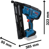 Bosch Professional Akku-Holznagler GNH 18V-64 MD Professional solo, 18Volt blau/schwarz, ohne Akku und Ladegerät, in L-BOXX