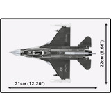 COBI F-16D Fighting Falcon, Konstruktionsspielzeug Maßstab 1:48
