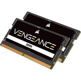 Corsair SO-DIMM 16 GB DDR5-4800 (2x 8 GB) Dual-Kit, Arbeitsspeicher CMSX16GX5M2A4800C40, Vengeance