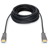 Digitus HDMI AOC Hybrid Glasfaserkabel, UHD 4K schwarz, 10 Meter