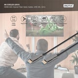 Digitus HDMI AOC Hybrid Glasfaserkabel, UHD 4K schwarz, 10 Meter