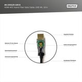 Digitus HDMI AOC Hybrid Glasfaserkabel, UHD 4K schwarz, 10 Meter