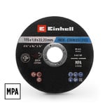 EINHELL Trennscheibe dünn, Ø 115 x 1,0mm, 50 Stück für Winkelschleifer