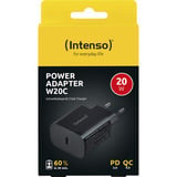 Intenso Power Adapter W20C, Ladegerät schwarz, 20 Watt