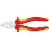 KNIPEX Kompakt-Box 00 20 15 , Zangen-Set rot/gelb, in hochwertigem Kunststoffkoffer