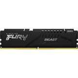 Kingston FURY DIMM 16 GB DDR5-4800  , Arbeitsspeicher schwarz, KF548C38BB-16, FURY Beast, INTEL XMP