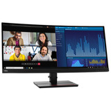 Lenovo THINKVISION P34W-20 Generalüberholt, LED-Monitor 86.7 cm (34.1 Zoll), schwarz, WQHD, IPS, Curved, USB-C