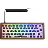 Sharkoon SKILLER SGK50 S4 Gen2 Wood Barebone, Gaming-Tastatur holz